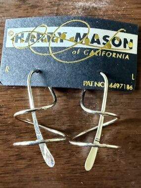 Harry Mason of California spiral earrings
